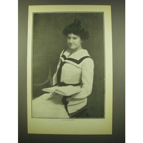 1902 Magazine Print of Ellen Glasgow