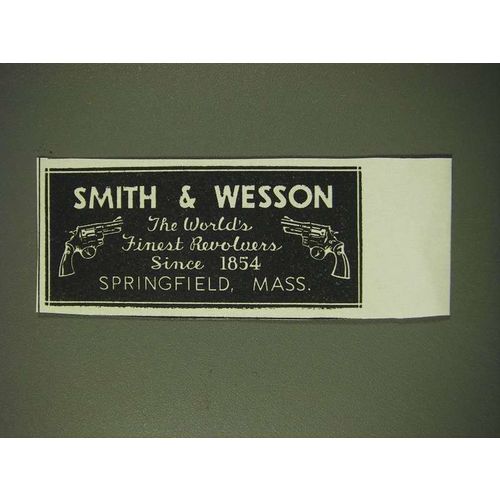 1942 S&W Smith & Wesson Revolvers Ad - The World's finest
