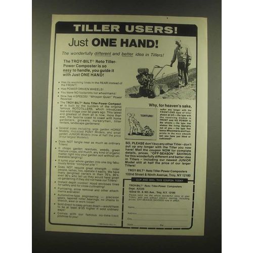 1985 Troy-Bilt Roto Tiller-Power Composter Ad