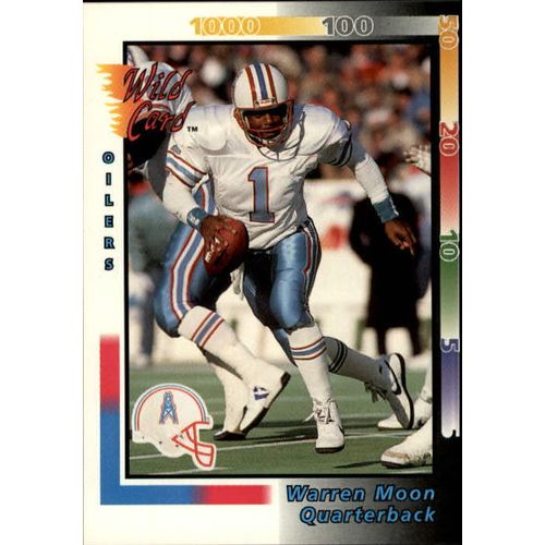 1992 Wild Card Warren Moon #91