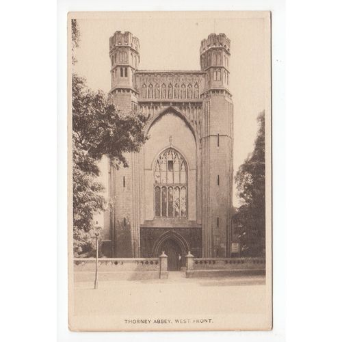 West Front Thorney Abbey Cambridgeshire Postcard