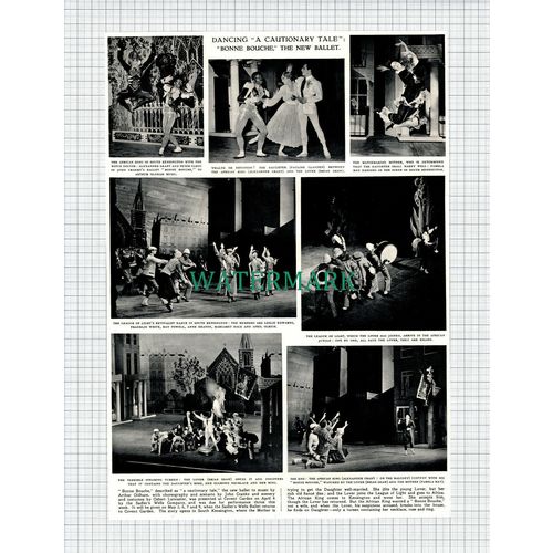 X887) Bonne Bouche Ballet Sadler's Wells Company Covent Garden Clayden - 1952