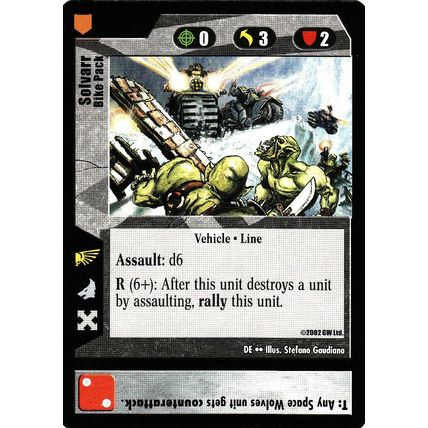 Warhammer 40k CCG Battle For Delos - Solvarr Bike Pack