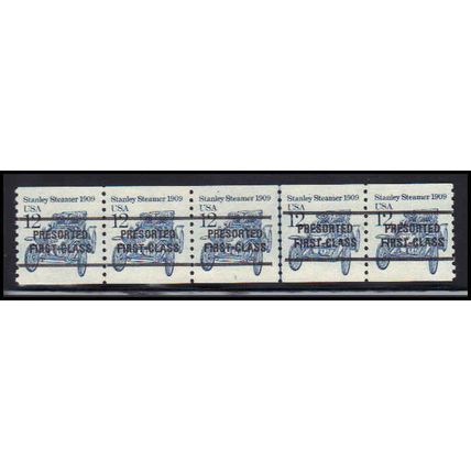 2132a 12c Stanley Steamer Very Fine MNH Dry Gum PNC 1/5 Line Gap X2124