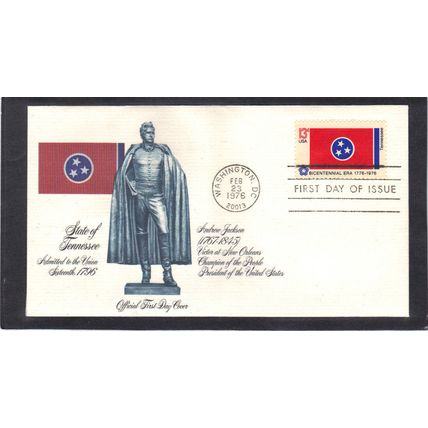 FDC Fleetwood 1648 13c Tennessee (Cachet-U/A) CV01219