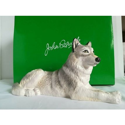 JOHN BESWICK, LYING WOLF, JBDW4, Absolutely Stunning, Boxed, Rare.