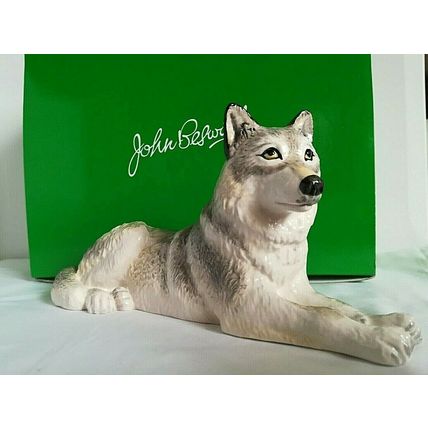 JOHN BESWICK, LYING WOLF, JBDW4, Absolutely Stunning, Boxed, Rare.