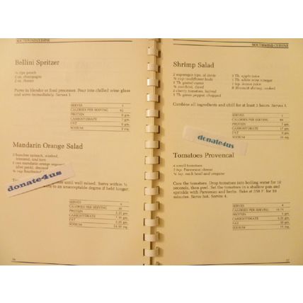 RARE SOUTHWIND HEALTH RESORT DIETETIC GOURMET RECIPES PRIVATE PRESS COOKBOOK