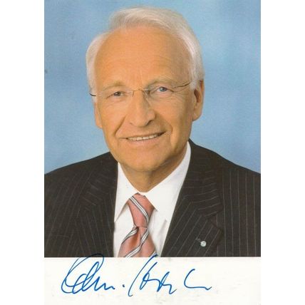 Edmund Stoiber German Bavaria Politician Hand Signed Photo