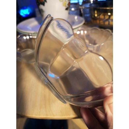 Set 3 glass Ice Cream /dessert Bowls
