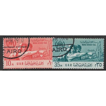 1960 Michel UAR 78/79 - fine used (o)