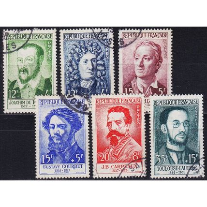 FRANKREICH FRANCE [1958] MiNr 1202-07 ( O/used )