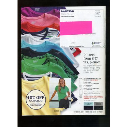 LANDS' END SPRING. April 2023 Women's Live In Linen ISSUE NEW