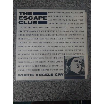 The Escape Club – Where Angels Cry (12R6132) 1986 (12" Single)