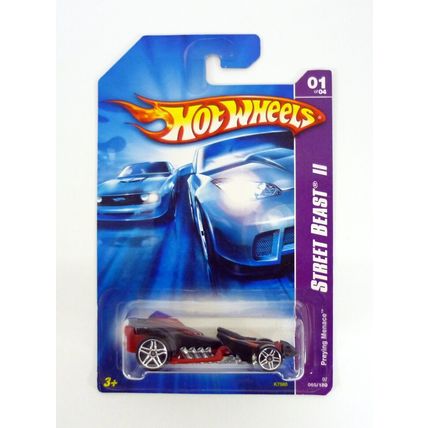 Hot Wheels Preying Menace 065/180 Street Beast #1 of 4 Black Die-Cast Car 2007