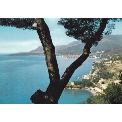 Grimaldi di Ventimiglia France Postcard posted 1965 corner crease