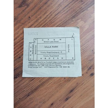 1986 FA Cup Semi Final Ticket – Everton vs Sheff Weds