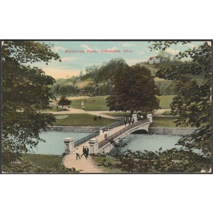 Brookside Park, Cleveland, Ohio, 1913 - Souvenir Post Card Co Postcard