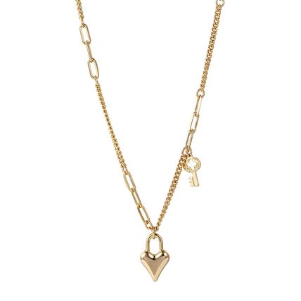 14k Plated Female Retro Clavicle Necklace