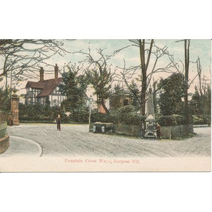 PC20915 Fountain Cross Ways. Burgness Hill. A. H. Homewood