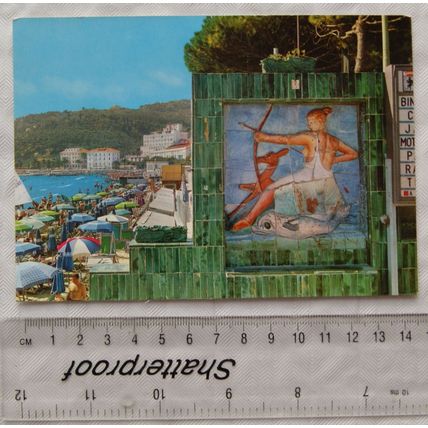 c.1970s postcard Diano Marina, Italy, The Goddess Diana