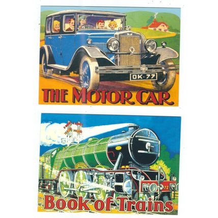 TWO ADVERISING PUBLISHED BY OPIE POSTCARDS TRANSPORT
