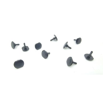 HORNBY TRIANG 10 BLACK SEMI-OVAL OBLONG HEAD X6282 BUFFER TRAIN CLASS 90 91