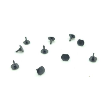 HORNBY TRIANG 10 BLACK SEMI-OVAL OBLONG HEAD X6282 BUFFER TRAIN CLASS 90 91