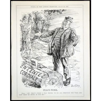 PEACE-WORK 1923 John Bernard Partridge PUNCH CARTOON PAGE