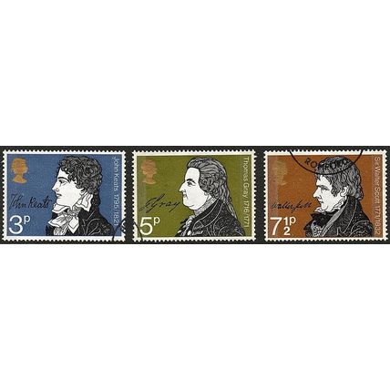 1971 - GB - Literary Anniversaries - Set - Very Fine Used - Stock Clearance