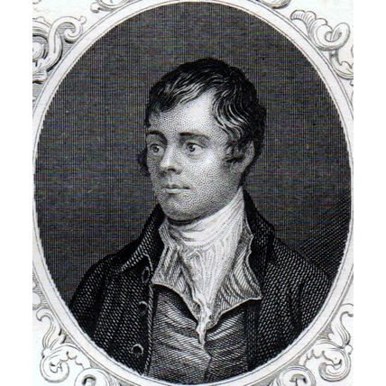 FAMOUS AUTHORS 1876 Scott, Moore, Byron, Burns, Campbell ANTIQUE ENGRAVING