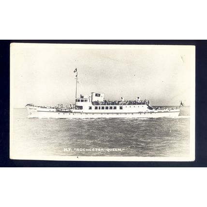 f2643 - Ferry - Rochester Queen - postcard