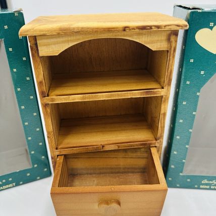 Country Treasure Dollhouse Furniture Wood Cabinet Item 7052 6.5” 1989 Miniature