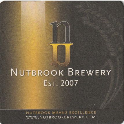 BEER MAT - NUTBROOK BREWERY - VARIOUS BEERS - (Cat No 001) - (2010)