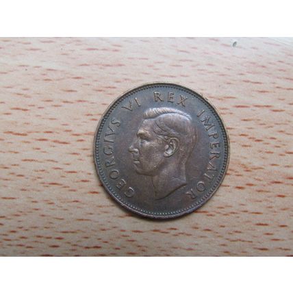 South Africa 1945 1/2d HalfPenny Coin