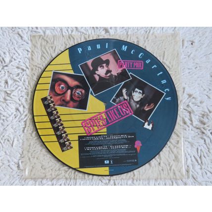 PAUL McCARTNEY SPIES LIKE US 12" PICTURE DISC VINYL.
