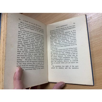 1931 1ST EDITION I WANT TO GO ON THE STAGE SIR FRANK BENSON PAPERBACK BOOK (P2)