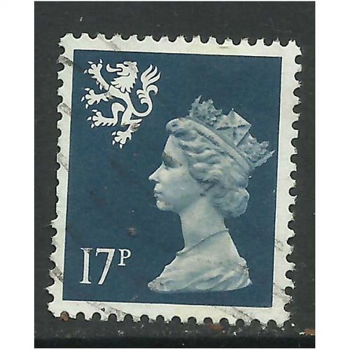 Scotland GB 1990 17p Deep Blue Centre Band SG S58.(D624)