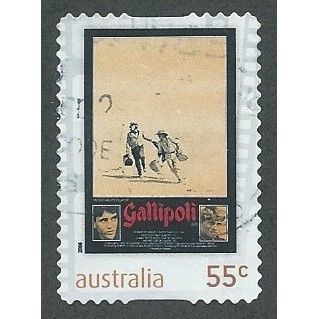 AUS 2008 55c (S/A) 'FAVOURITE FILMS -GALLIPOLI' FINE USED (EBID37-210)
