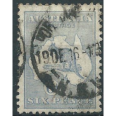 Australia 1918 SG38b 6d Dull Blue Good/Fine Used ....