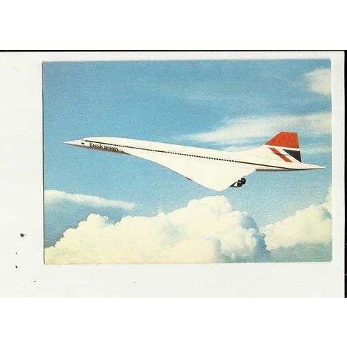 Aviation BRITISH AIRWAYS CONCORDE Postcard by Dixon (PNA/ 22095)