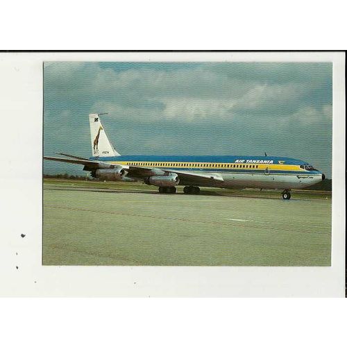 Aviation AIR TANZANIA BOEING 707-331 Postcard by Jetstream (J040)
