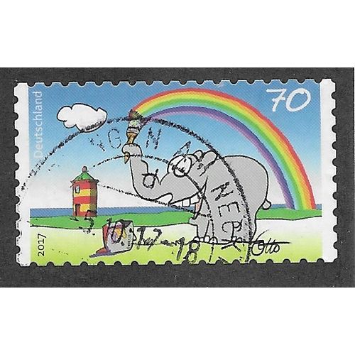 GER 2017 €0.70 (S/A) 'GREETINGS - ELEPHANT' FINE USED (EBID60-419)