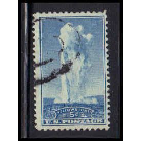 Used 744 5c Yellowstone National Park Just Clears RA2306