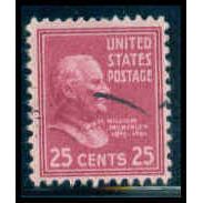 Used 829 25c William McKinley Fine M08784