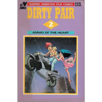 Dirty Pair #2: Ammo Of The Heart (1994) *Viz Comics / Anime / Yuri / Kei*
