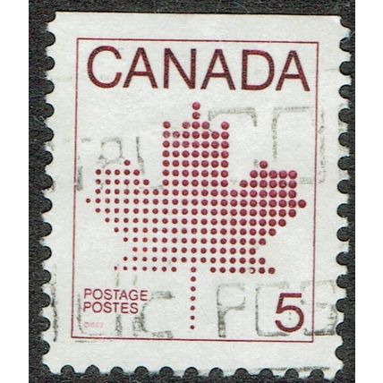 Canada 1982 Maple Leaf 5c Purple SG1033 GU