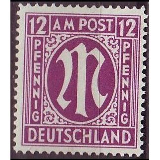 GERMANY Alliiert AmBri [1945] MiNr 0015 F ( **/mnh )
