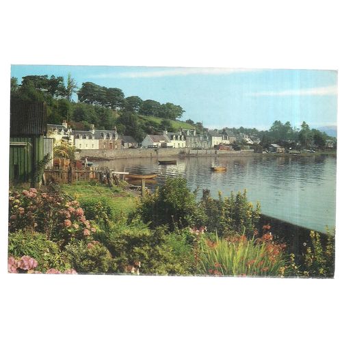 LOCKTON AND LOCH CARRON, ross-shire used postcard c.1977 =