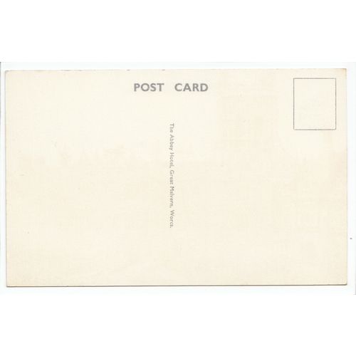 Abbey Hotel Great Malvern Worcestershire Postcard M70